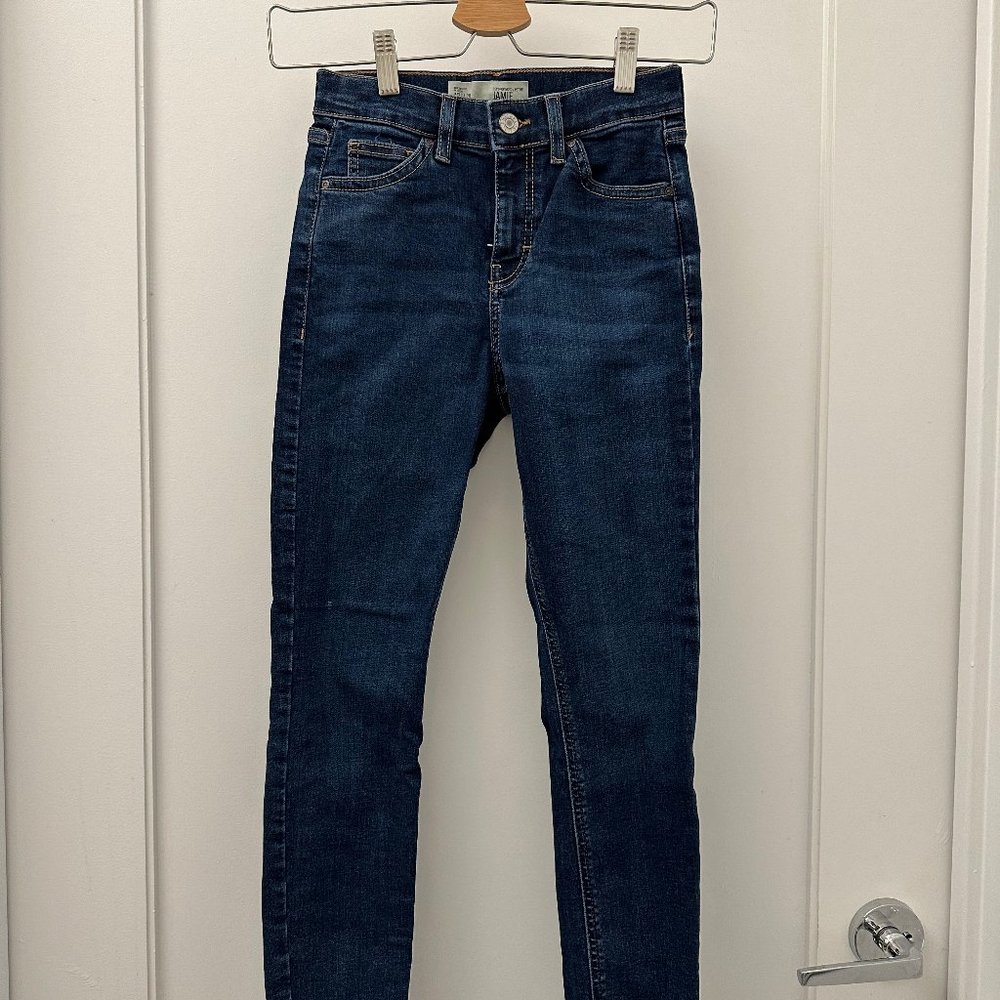 Petite Topshop Moto Jamie Jeans